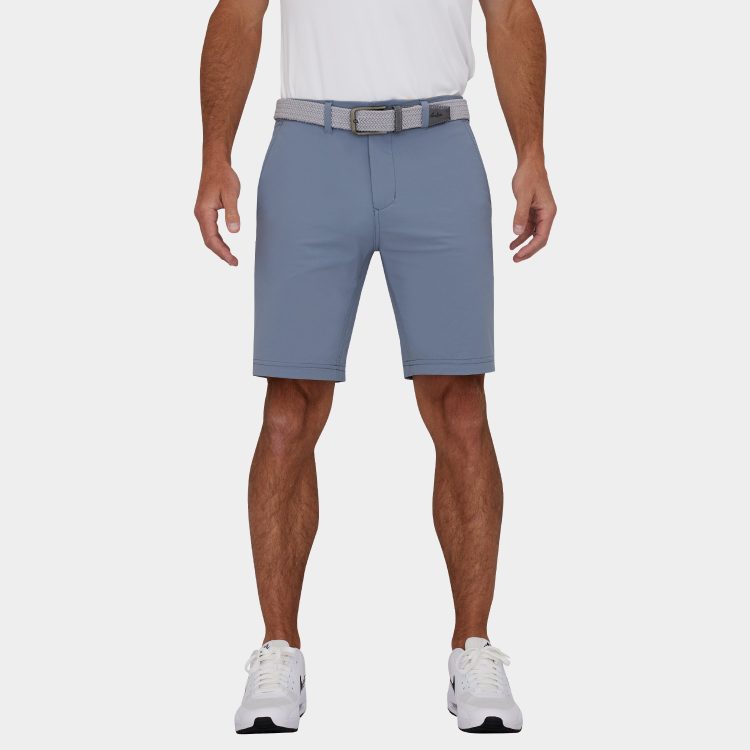 Mens Golf Shorts - 9 inch Slate Blue