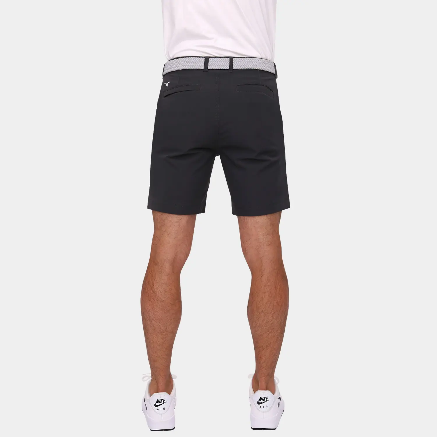 Men's Slim-Fit Golf Shorts in Charcoal | Avalon 7