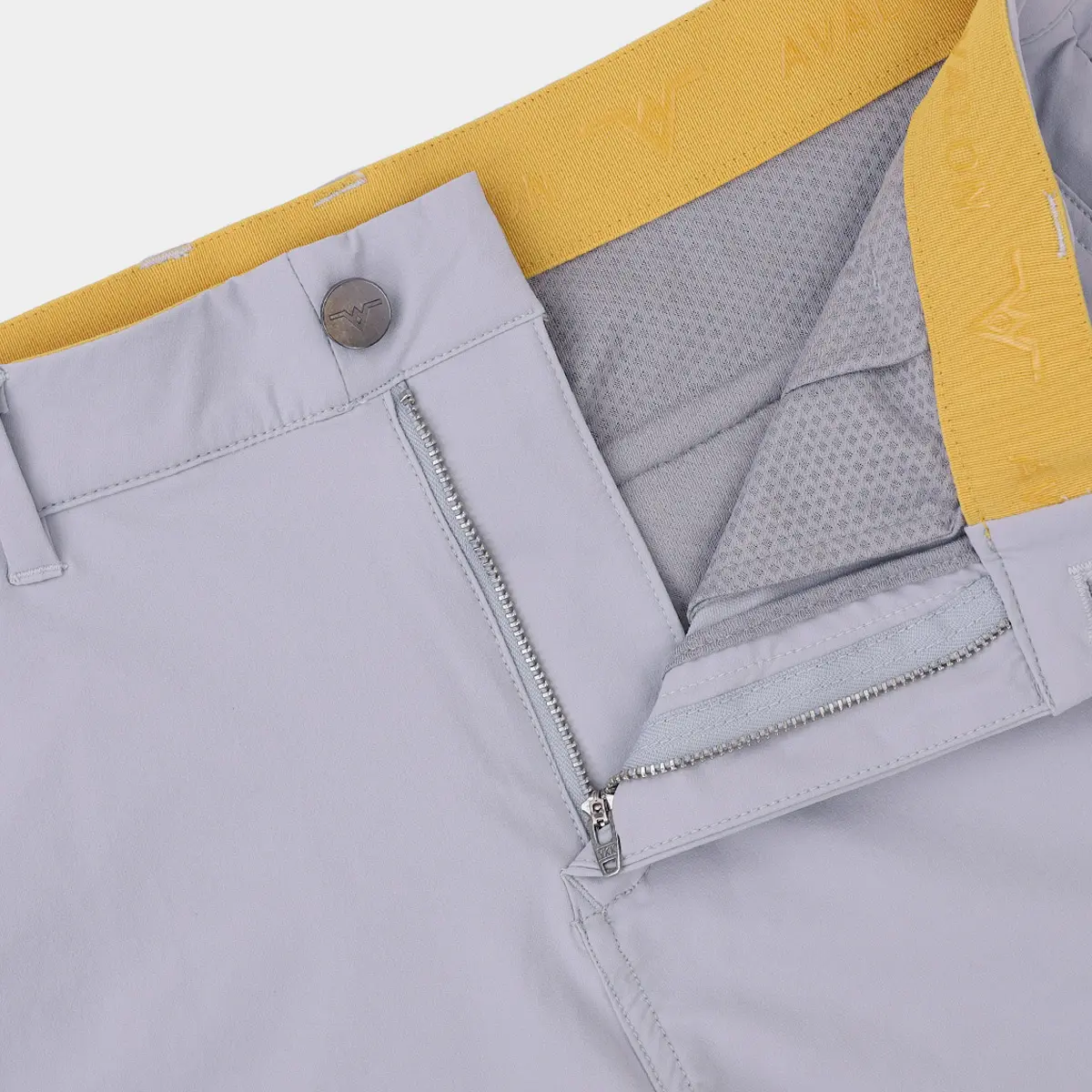 Mens yellow golf shorts deals