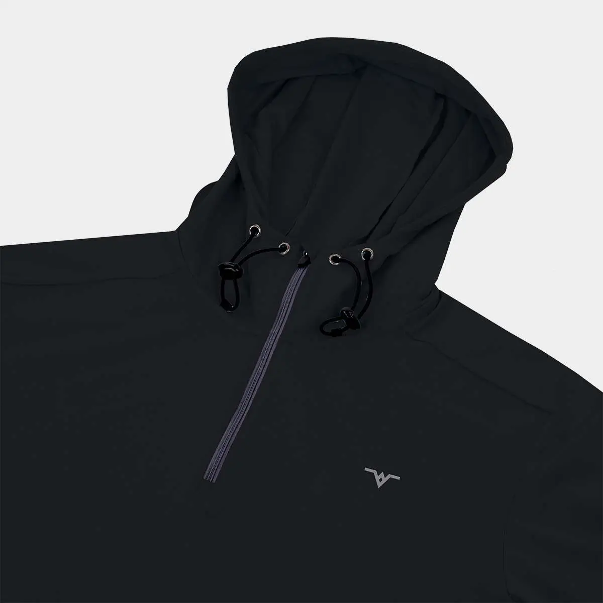 Black 1 4 Golf Pullover with Hood Avalon Performance Golf Zips
