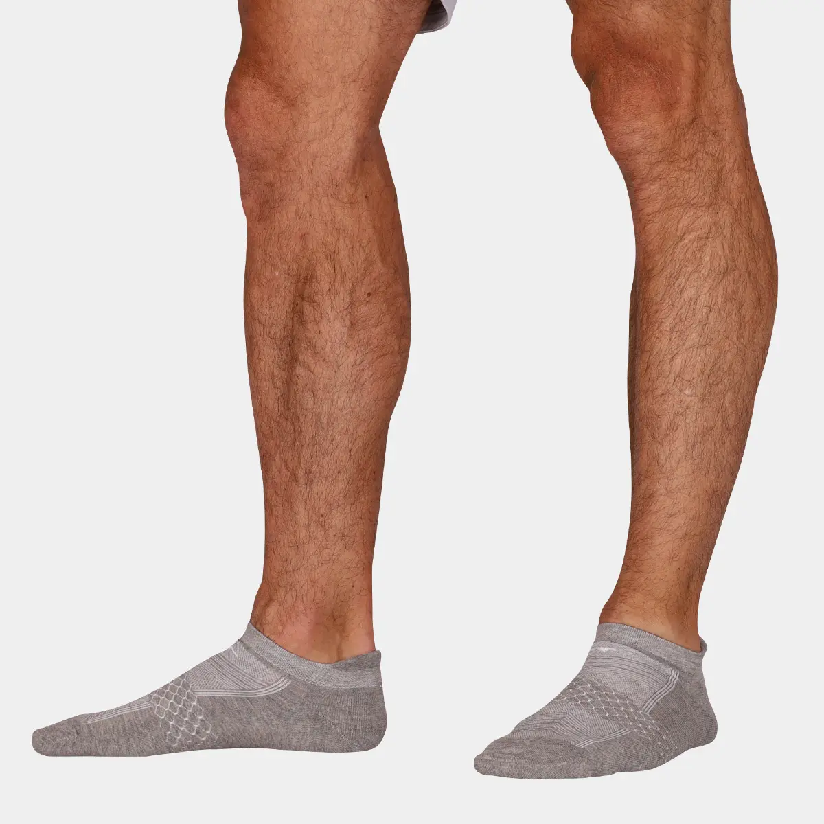 No Show Golf Socks for Men: Gray - 06