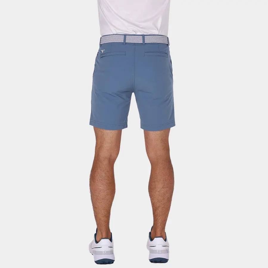 Performance 7-Inch Golf Shorts: Stone Blue 06