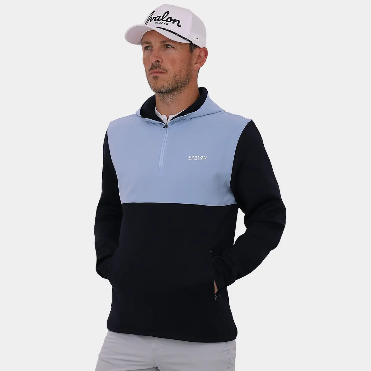 The Players Golf Hoodie: Navy Blue | Avalon Mens Golf Apparel