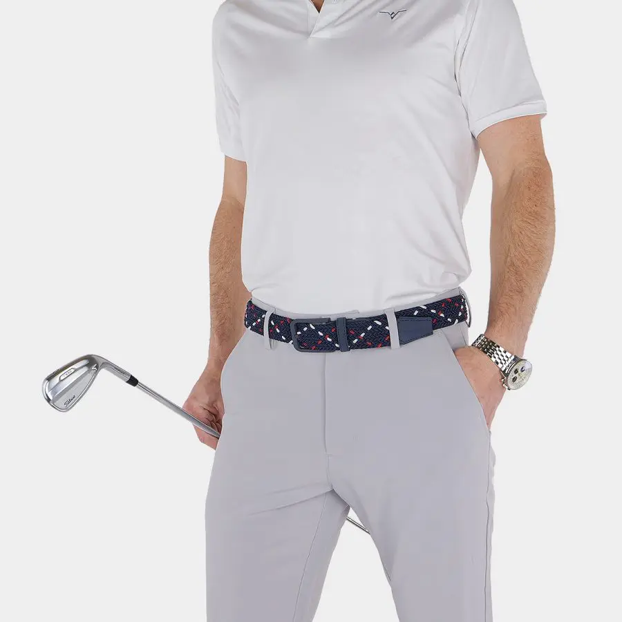 Red, White and Blue Men's Golf Belt 5