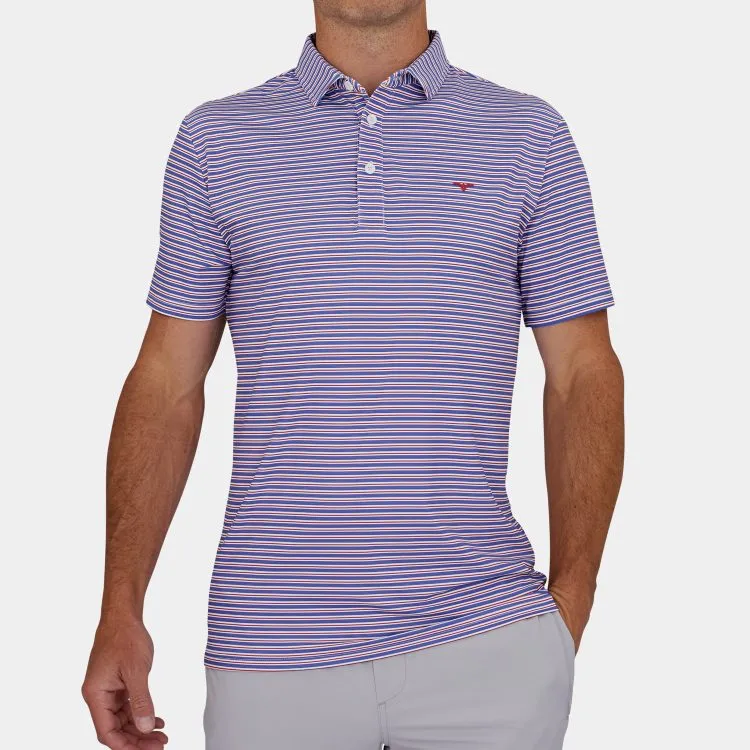 Red, White & Blue Golf Shirt