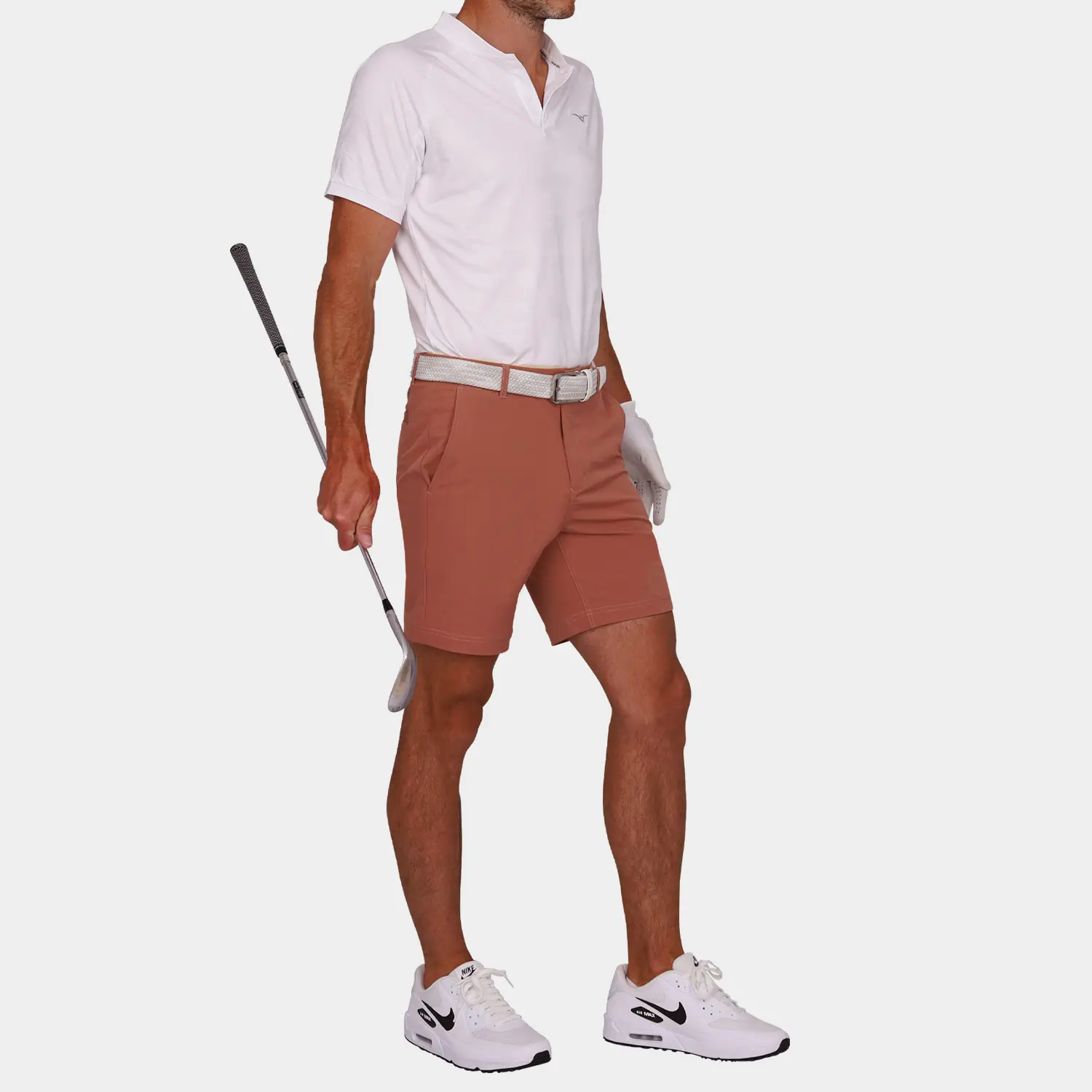 Performance 7-Inch Golf Shorts in Copper | Avalon Golf Apparel