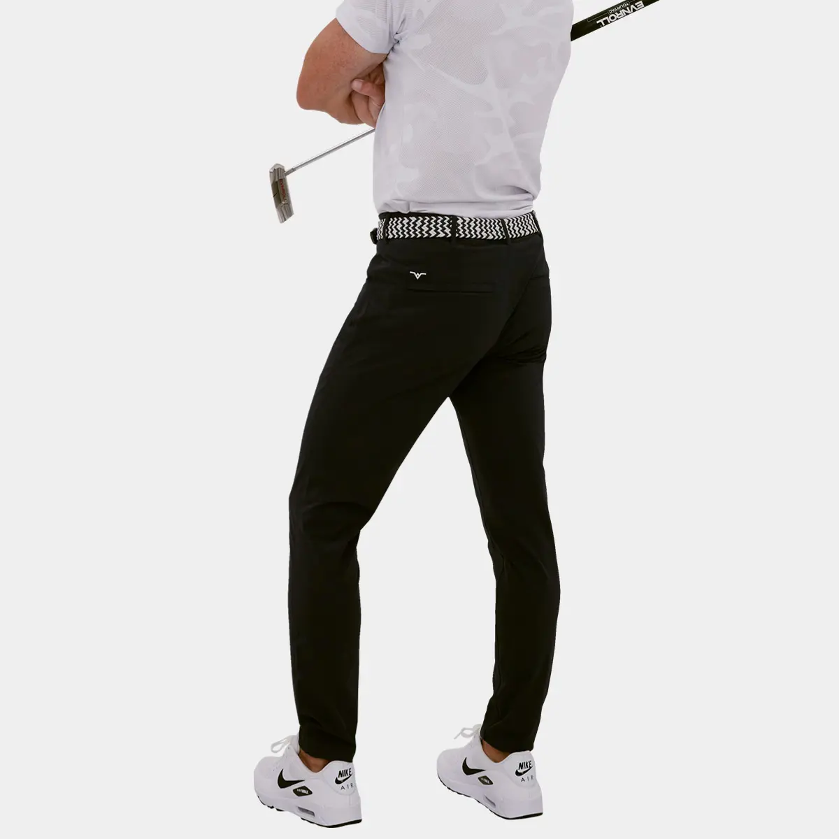 Avalon Tour Golf Pants: Black | Tailored, Men's Slim-Fit Golf Pants