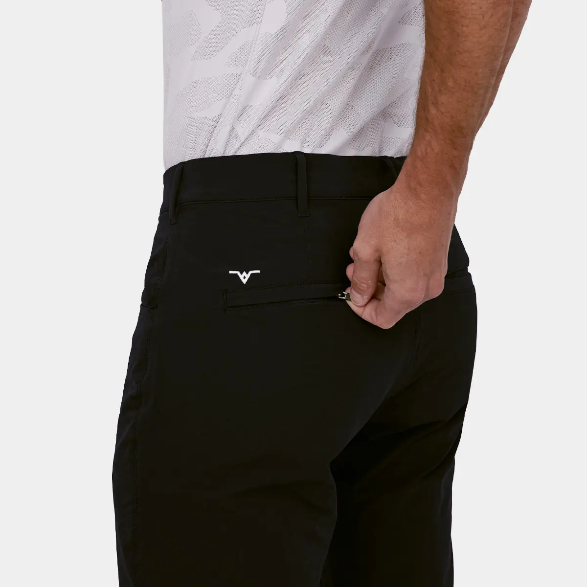 Avalon Tour Golf Pants: Black | Tailored, Men's Slim-Fit Golf Pants