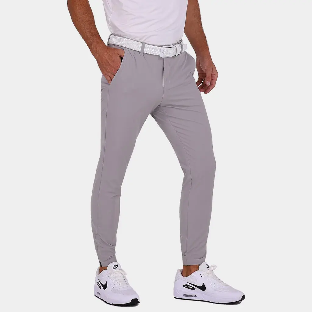 Tour Golf Jogger Pants in Light Gray: Shop Avalon Mens Golf Pants