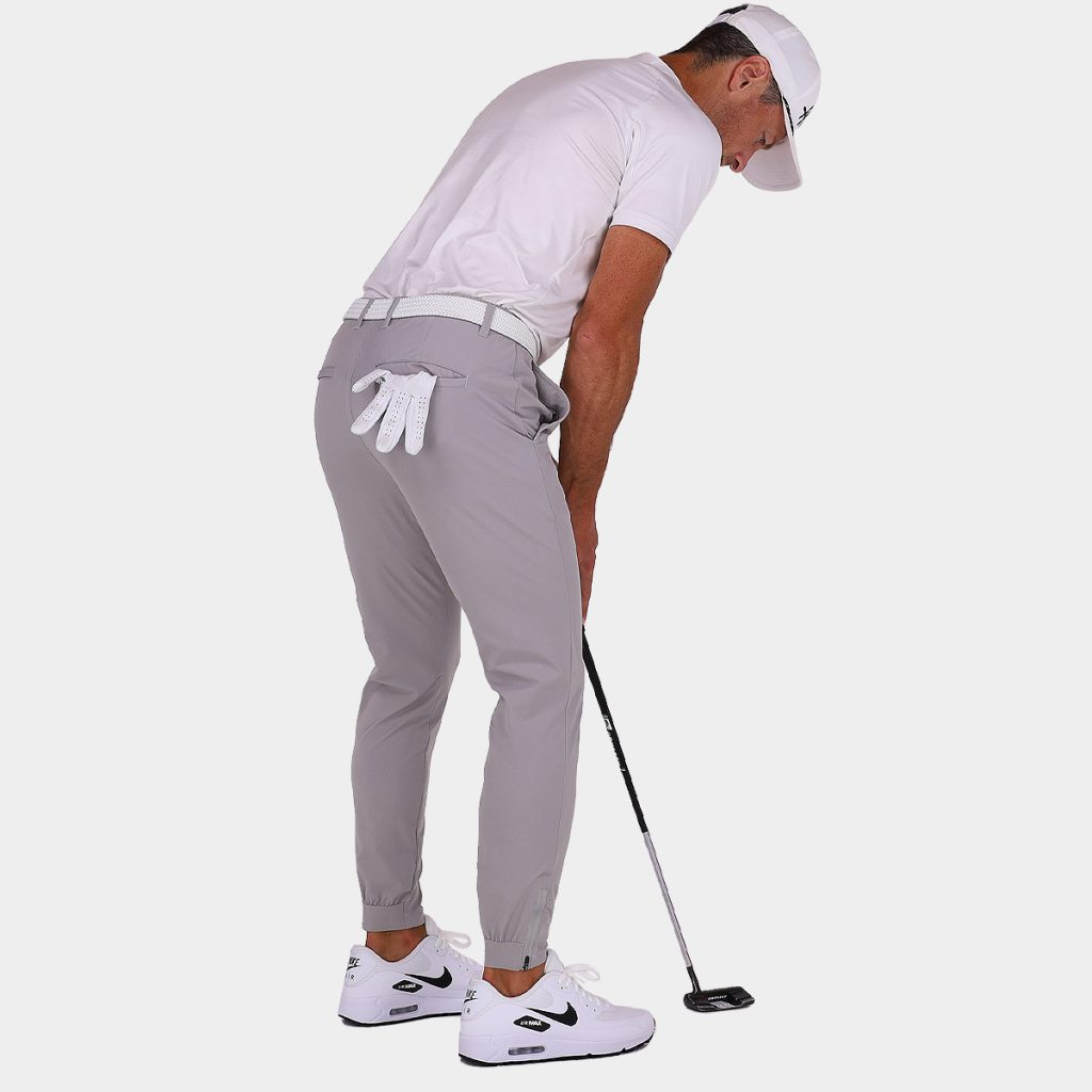 Tour Golf Jogger Pants in Light Gray: Shop Avalon Mens Golf Pants