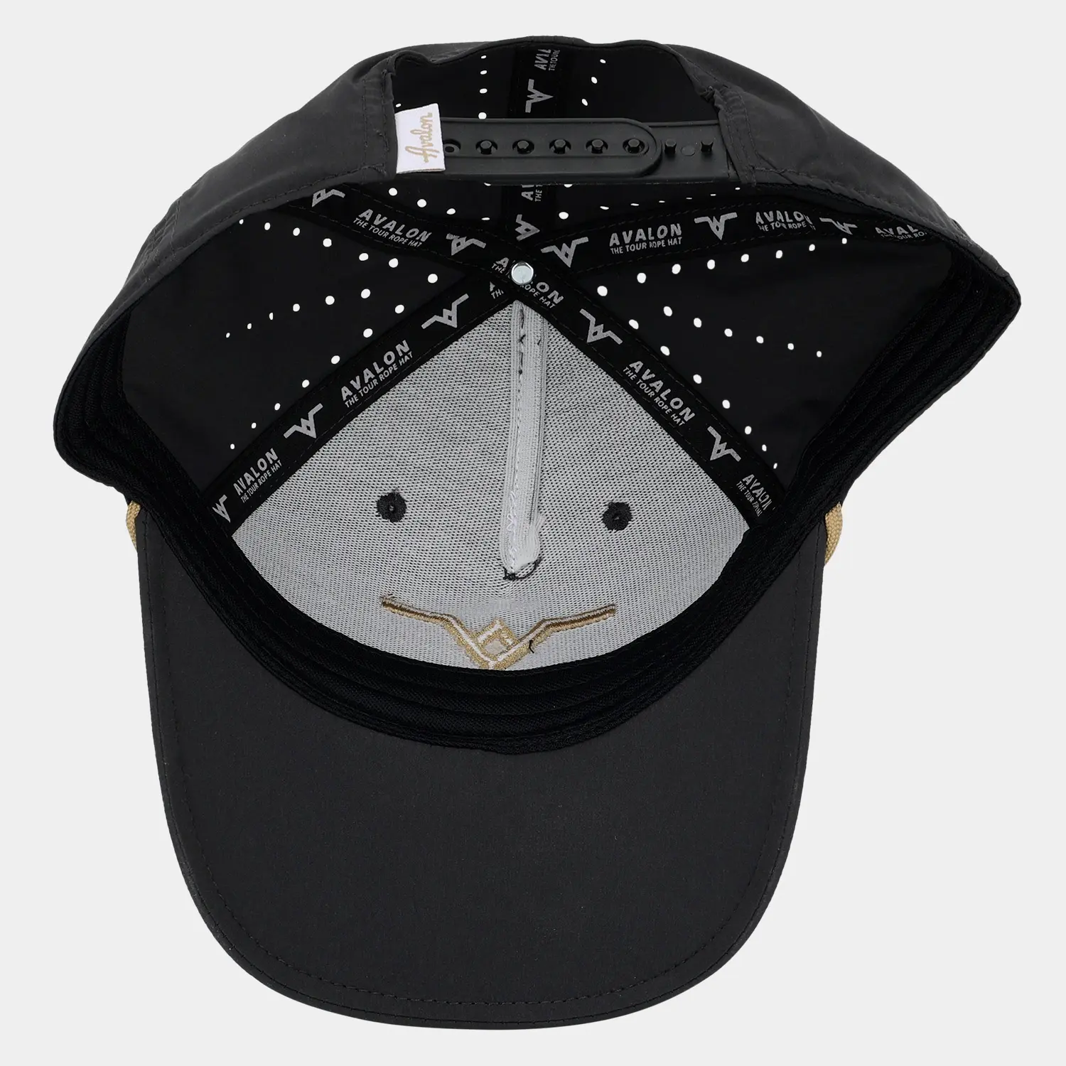 Tour Lite Golf Rope Hat: Charcoal - 03