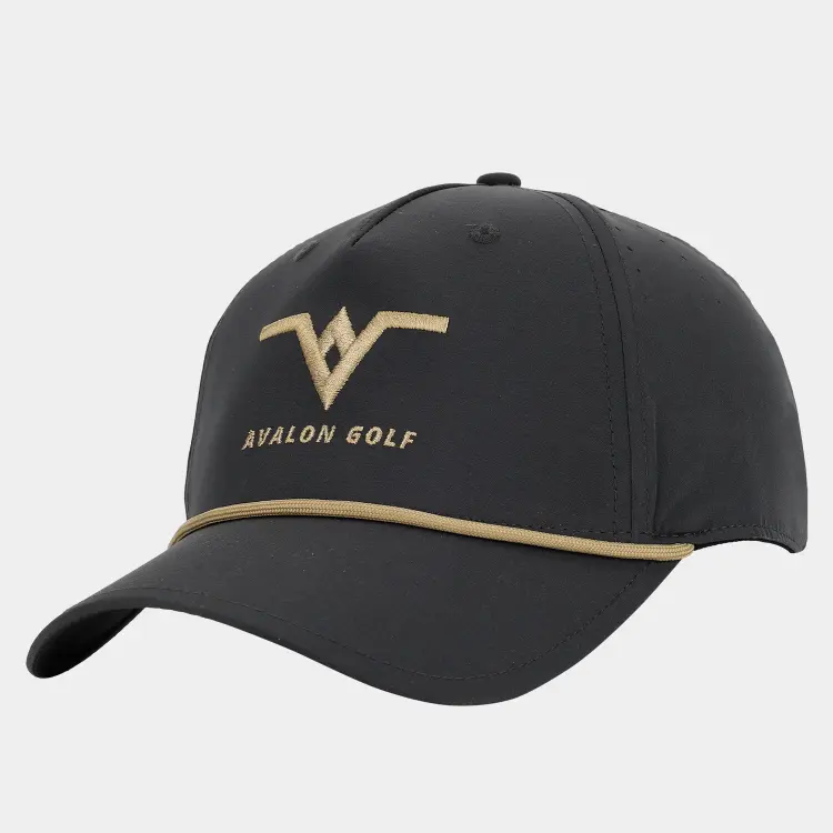 Tour Lite Golf Rope Hat: Charcoal