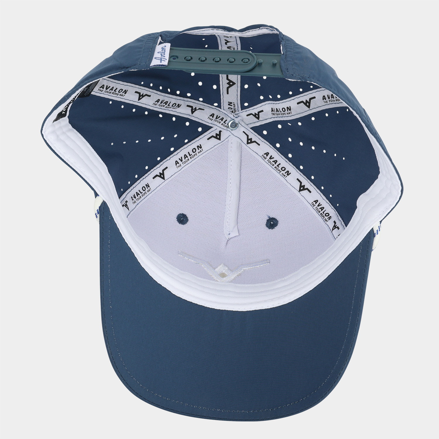 Avalon Tour Lite Golf Rope Hat: Graphite Blue - 03