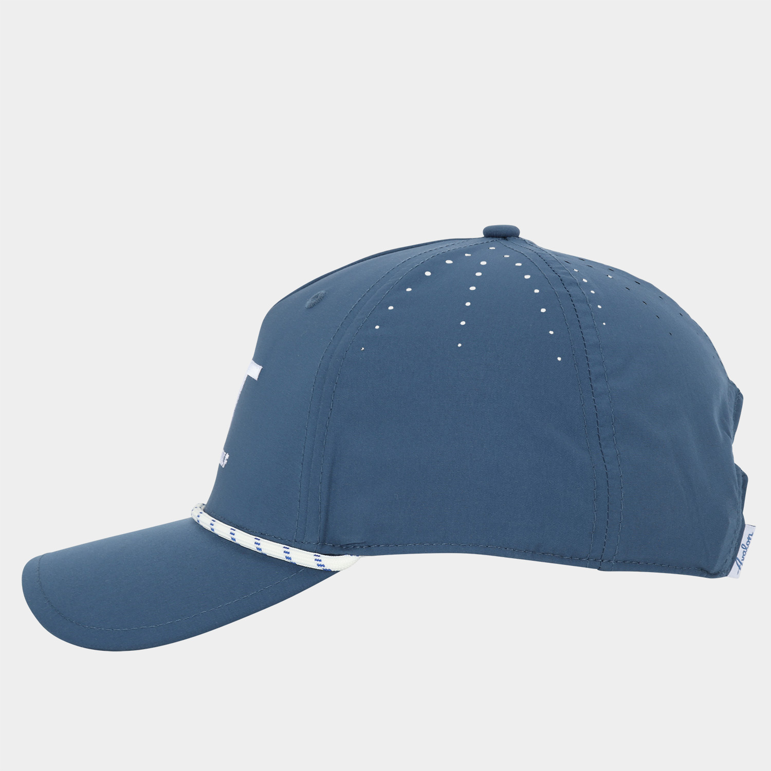 Avalon Tour Lite Golf Rope Hat: Graphite Blue - 04