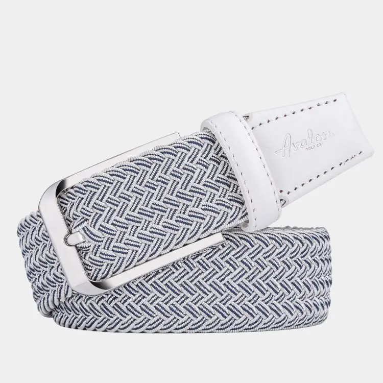 Men's Braided Stretchy Prong Buckle Belt Men's Belts - Temu