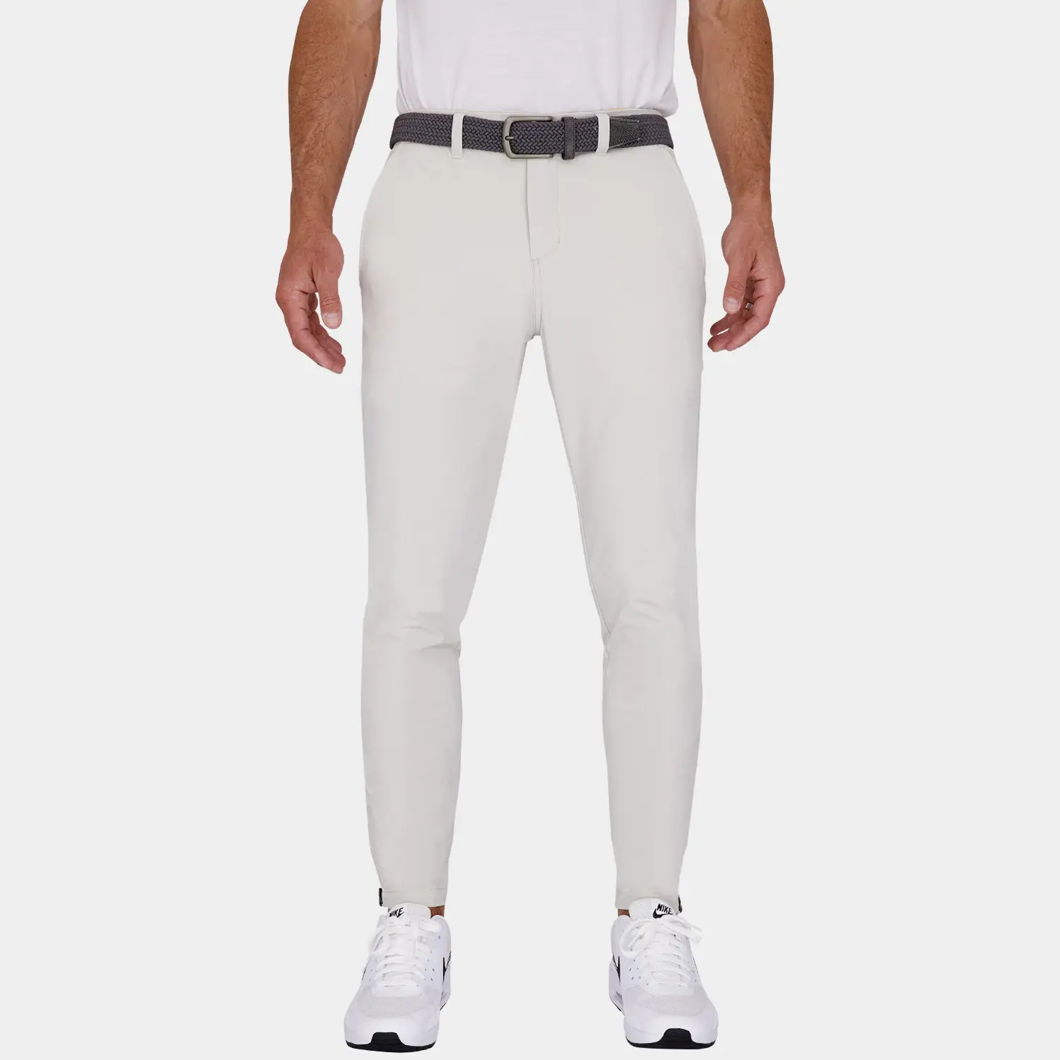 Cloud White Golf Joggers | Avalon Tour Slim-Fit Golf Jogger