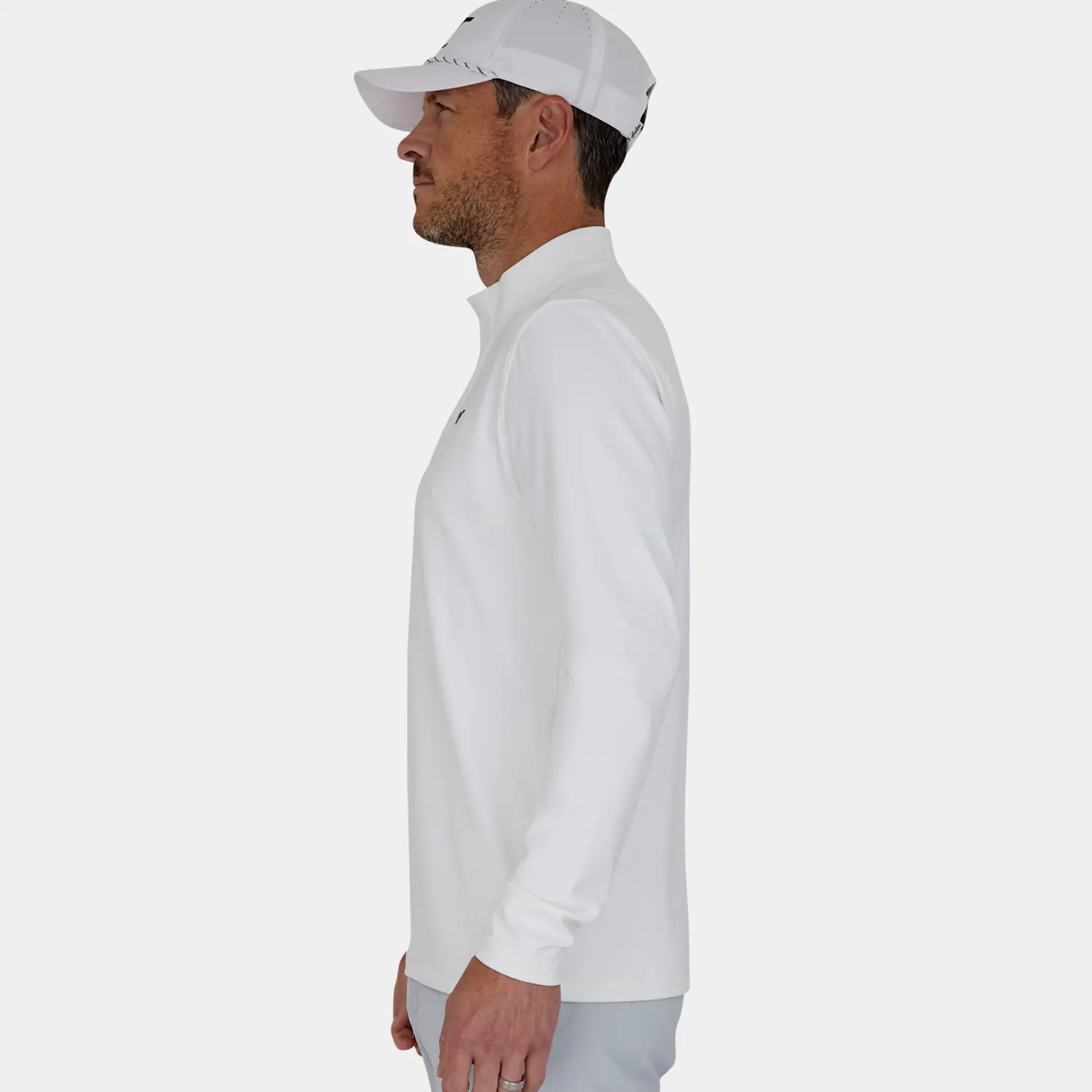 White Golf 1/4 Zip | Shop Avalon Tour Golf Quarter Zip Pullovers