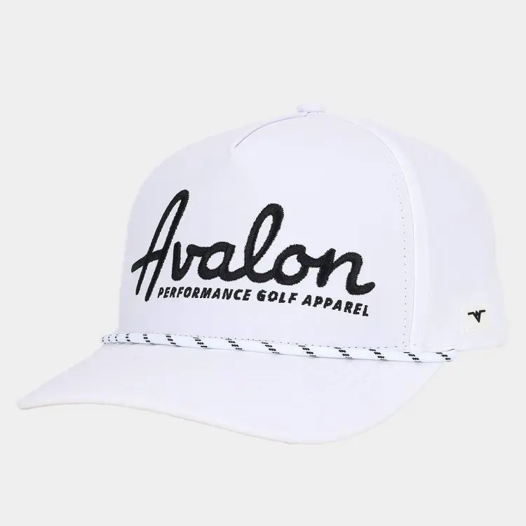 White Golf Rope Hat by Avalon